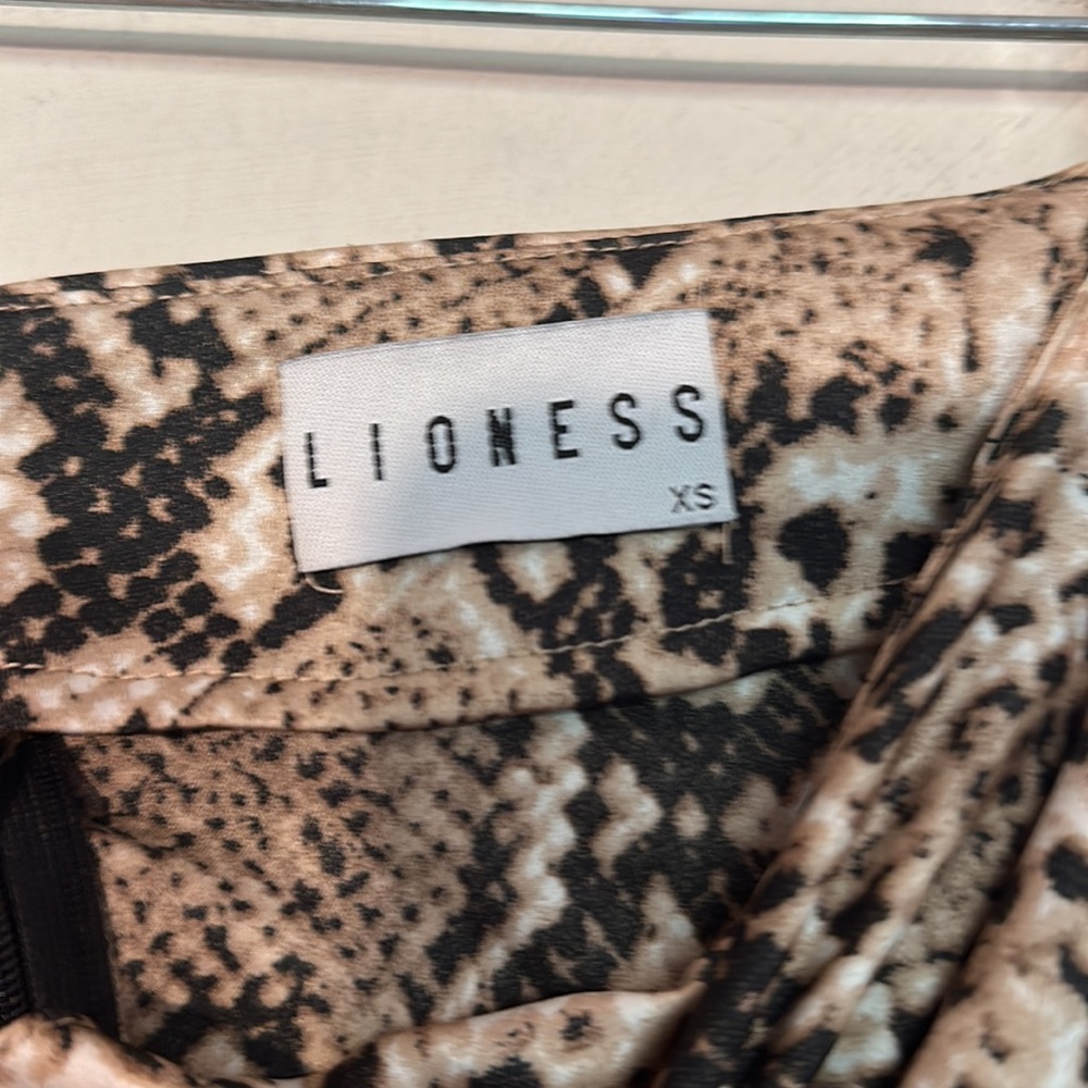 Lioness x Revolve Animal Snake Print Maxi Dress Party Festival women size XS - Picture 9 of 10